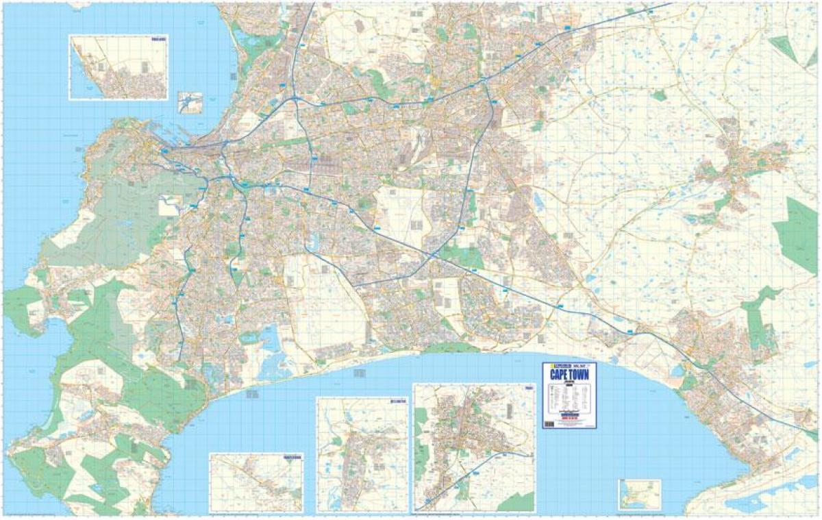 mapa mapa štúdio Kapské Mesto
