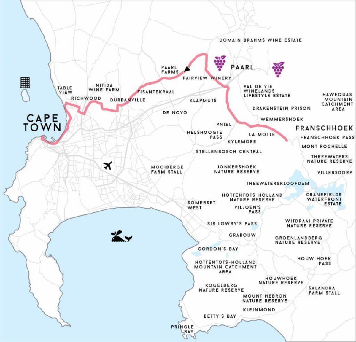 mapa richwood Kapské Mesto 