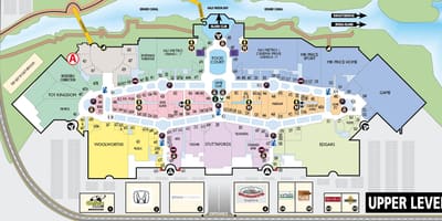 Mapa canal walk mapu Kapského Mesta