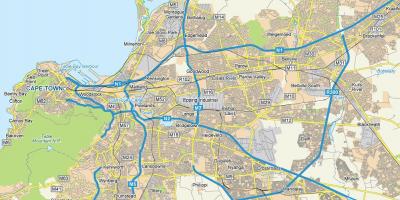 Mapa epping Kapské Mesto