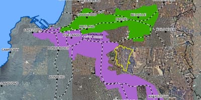 Mapa goodwood Kapské Mesto