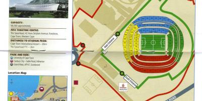 Mapa green point stadium