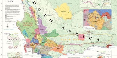 Mapa franschhoek vinárstvo