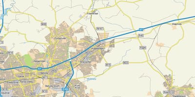 Mapa kraaifontein Kapské Mesto