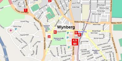  mapa wynberg Kapské Mesto