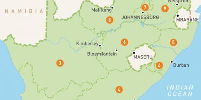 V kapskom Meste sa mapa