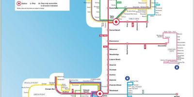 Myciti autobusová zastávka, mapu