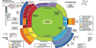 Mapa newlands cricket ground