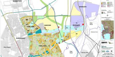 Mapa parkov Kapské Mesto 