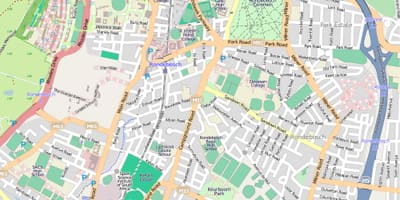 Mapa rondebosch Kapské Mesto