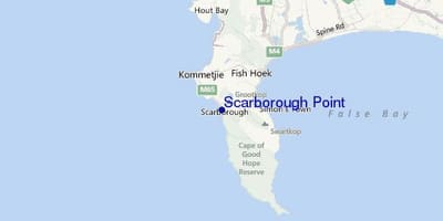Mapa Kapskom Meste scarborough